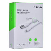 Belkin CAA002BT2MWH žaibo kabelis 2 m Baltas