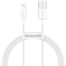 Baseus CALYS-A02 mobiliojo telefono laidas Baltas 1 m USB A Lightning