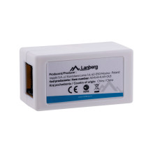 Lanberg AD-RJ45-RJ45-OU5 kabelio lyties keitiklis RJ-45 Baltas