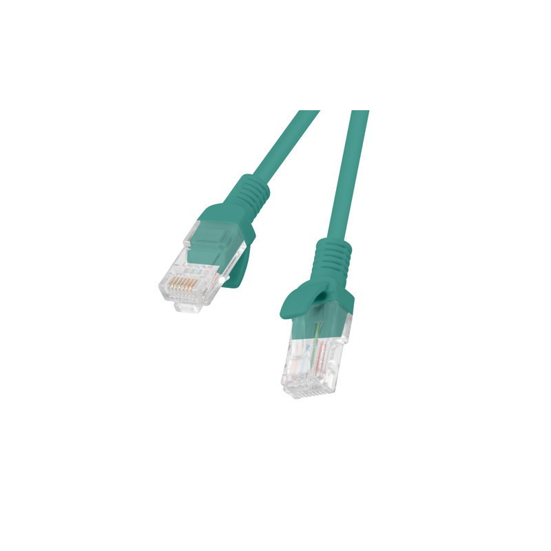 Lanberg Patchcord RJ45, kat. 5e, UTP, 5m, žalia