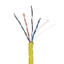 LANBERG UTP CABLE 1GB / S 305M LAIDAS CCA GELTONAS