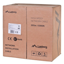 Lanberg LCU6-12CU-0305-S networking cable 305 m Cat6 U / UTP (UTP) Gray