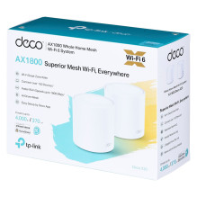 „TP-Link AX1800 Whole Home Mesh Wi-Fi 6“ sistema, 2 pakuotės