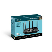 TP-Link Archer AX72 belaidis maršruto parinktuvas Gigabit Ethernet Dviejų juostų (2,4 GHz / 5 GHz) Juoda