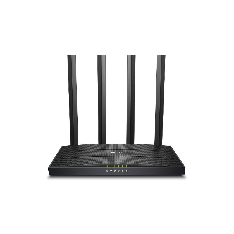 TP-Link Archer C6U wireless router Gigabit Ethernet Dual-band (2.4 GHz / 5 GHz) Black