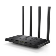 TP-Link Archer C6U belaidis maršruto parinktuvas Gigabit Ethernet Dviejų juostų (2,4 GHz / 5 GHz) Juoda