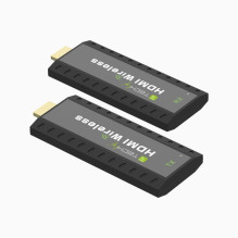 Techly IDATA HDMI-WL53 AV ilgintuvas AV siųstuvas ir imtuvas Juodas