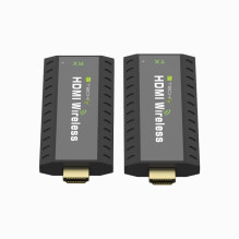 Techly IDATA HDMI-WL53 AV ilgintuvas AV siųstuvas ir imtuvas Juodas