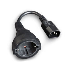 Gembird PC-SFC14M-01 power adapter IEC320 C14 - SCHUKO (F) on a 15 cm cable