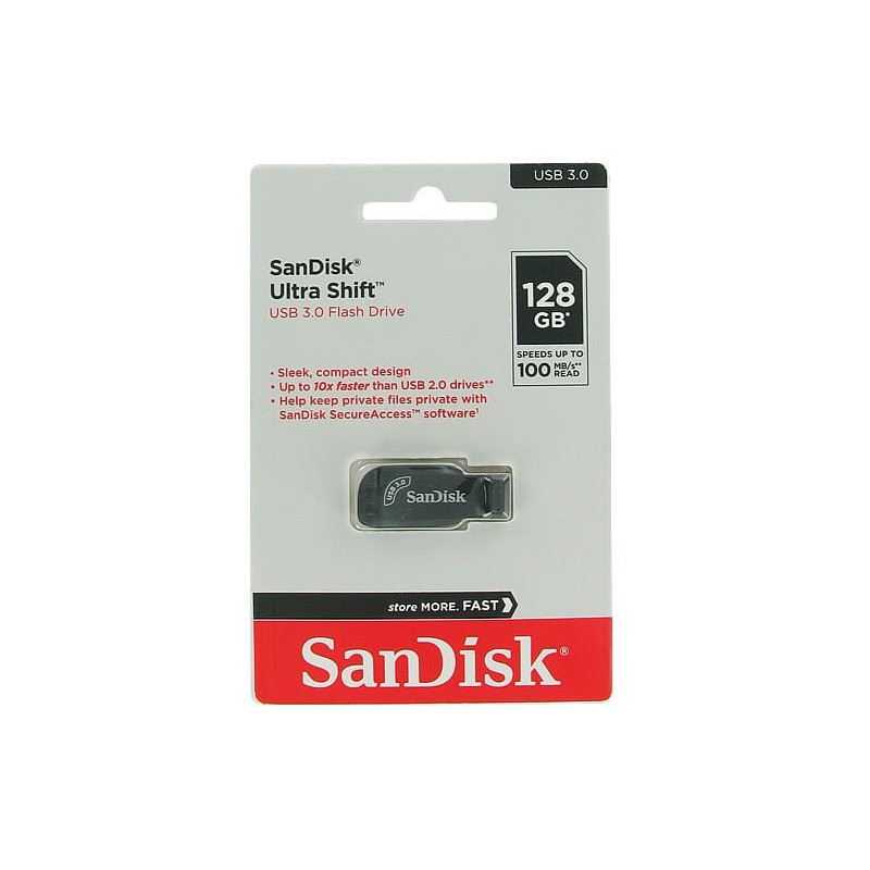 USB memory drive SanDisk Ultra Shift 128GB USB 3.0