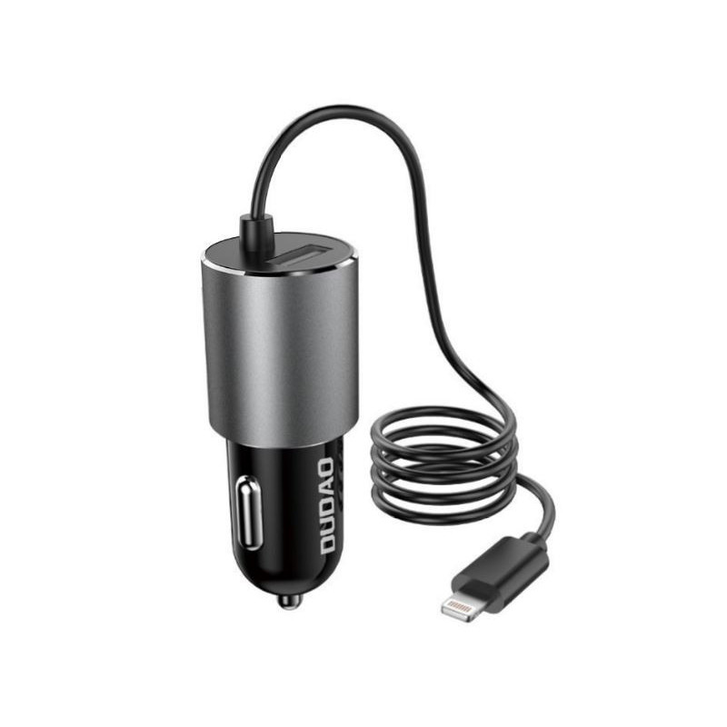 Car charger Dudao (R5Pro) + &quot;lightning&quot; (1xUSB 5V 3.4A) black