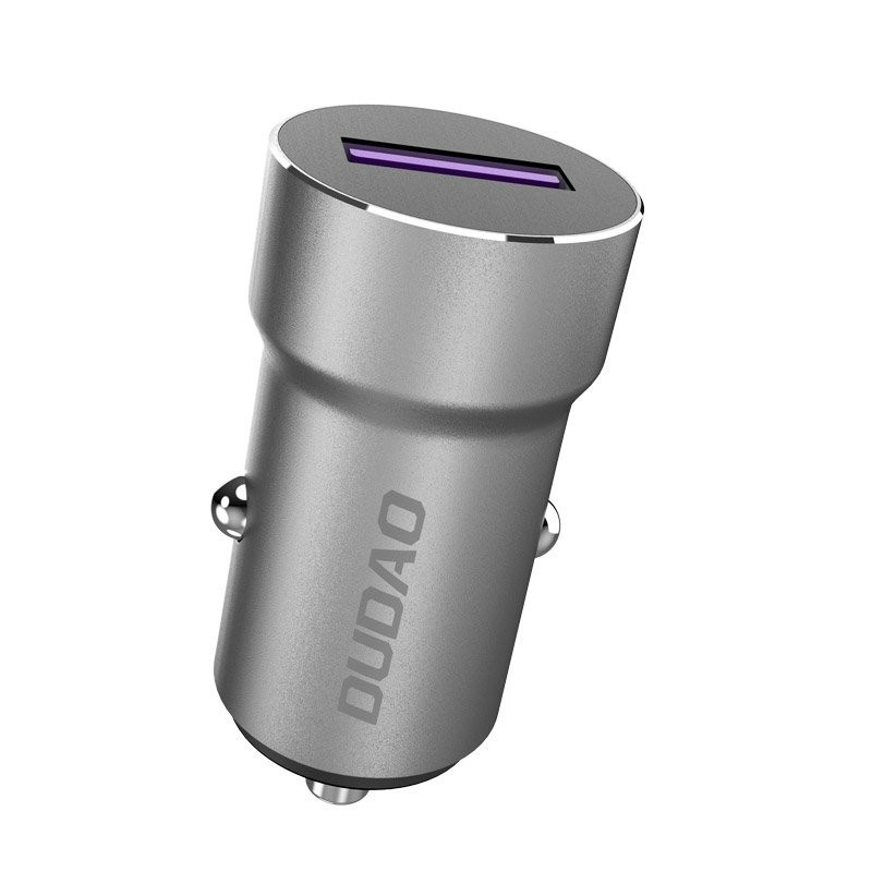 Car charger Dudao R4Pro (1xUSB 5A 22,5W) grey