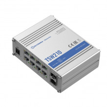 TELTONIKA Industrial 8 Gigabit LAN ports 2 SPF ports unmanaged PoE+ switch