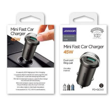 Car charger JOYROOM (C-A35) (1xUSB-C 1xUSB 4.8A 45W) black