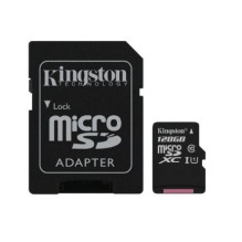 Memory card Kingston Canvas Select Plus MicroSD 128GB (class10 UHS-I 100MB / S) + SD Adapter