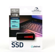 Atmintinė SSD Platinet USB 1TB (USB 3.2 R / W 1000 / 800 MB / s)