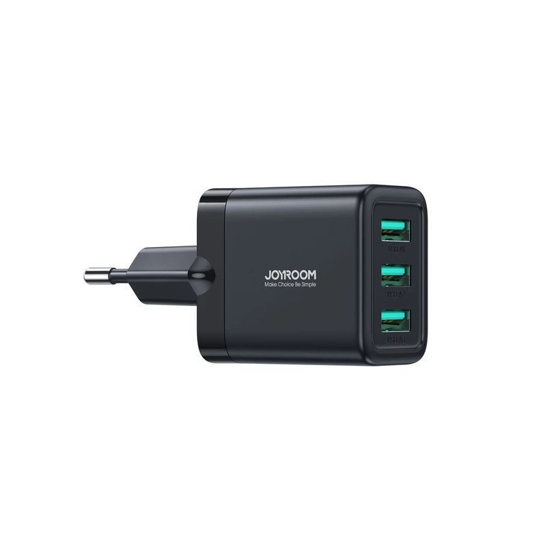 Įkroviklis JOYROOM (JR-TCN02) (4xUSB 3.4A 17W) juodas