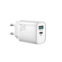 Įkroviklis JOYROOM (L-QP2011) (1xUSB-C 1xUSB 3A 20W) baltas