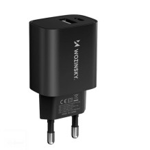 Įkroviklis Wozinsky (WGWCB) (1xUSB-C 1xUSB 3A 20W) juodas