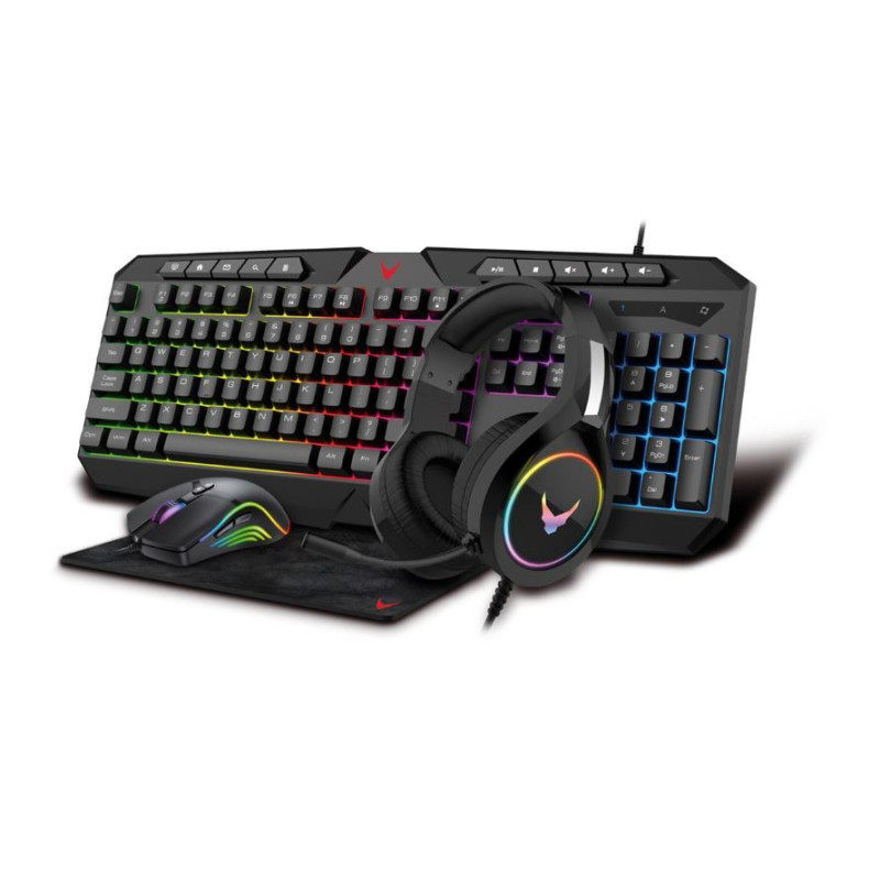 Varr Gaming Set (VG4IN1SET03) (keyboard mouse pad headset) RGB