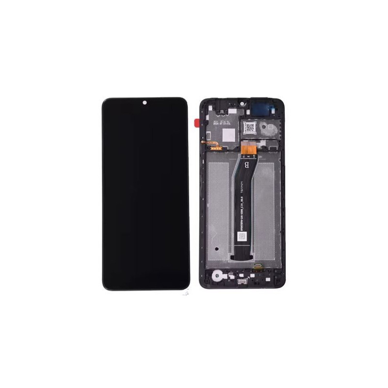 LCD screen Xiaomi Redmi A3 with touch screen with frame Black original (service pack)