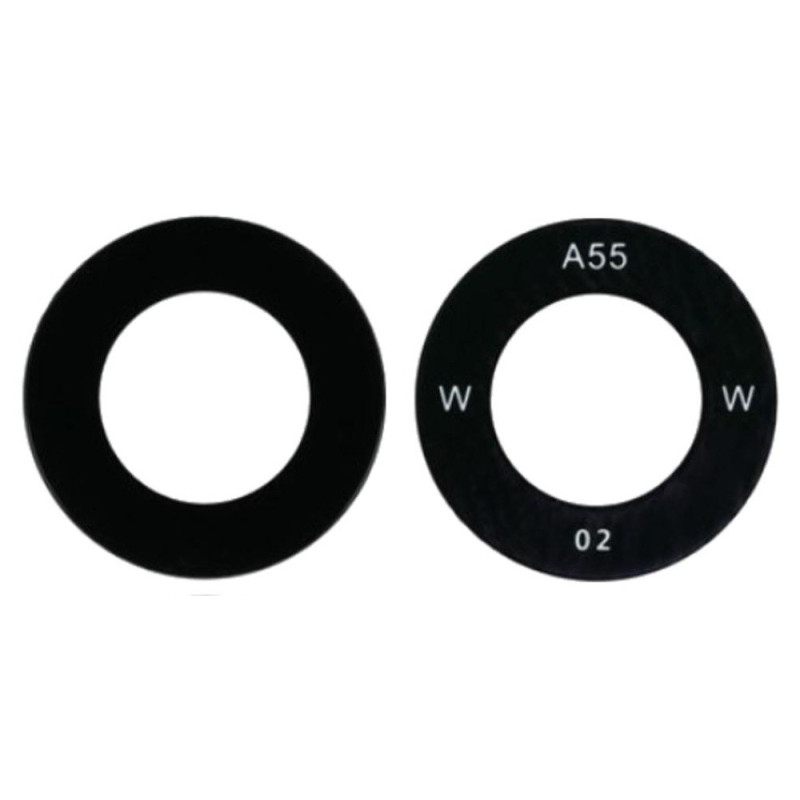 Samsung A356 A35 5G / A556 A55 5G kameros stikliukas Black (lens Wide) 1pcs (service pack)