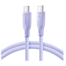 USB cable JOYROOM (S-A34) &quot;USB-C (Type-C) to USB-C (Type-C)&quot; (60W 1m) purple