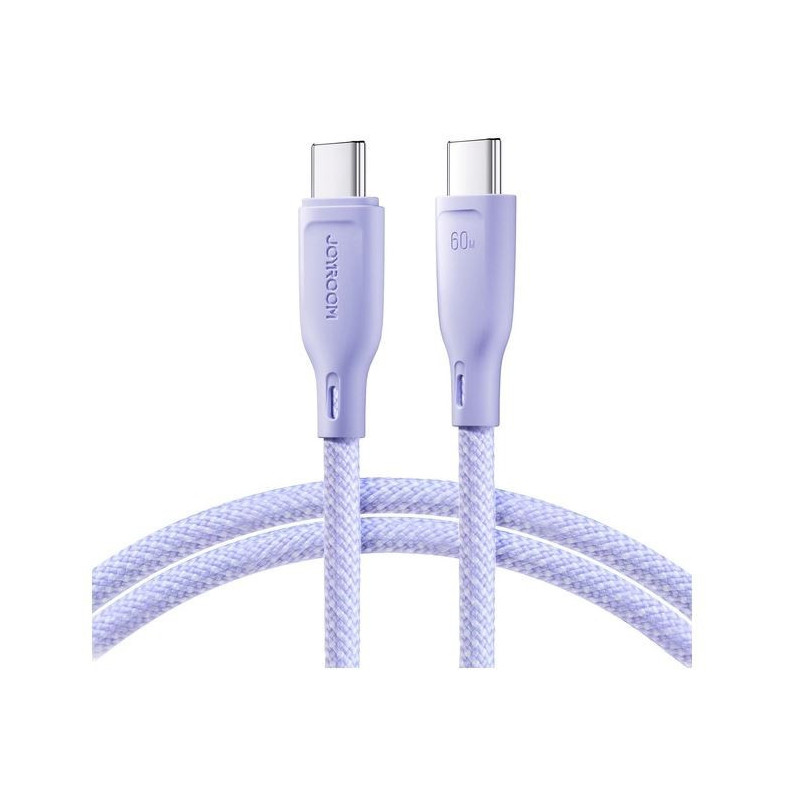 USB cable JOYROOM (S-A34) &quot;USB-C (Type-C) to USB-C (Type-C)&quot; (60W 1m) purple