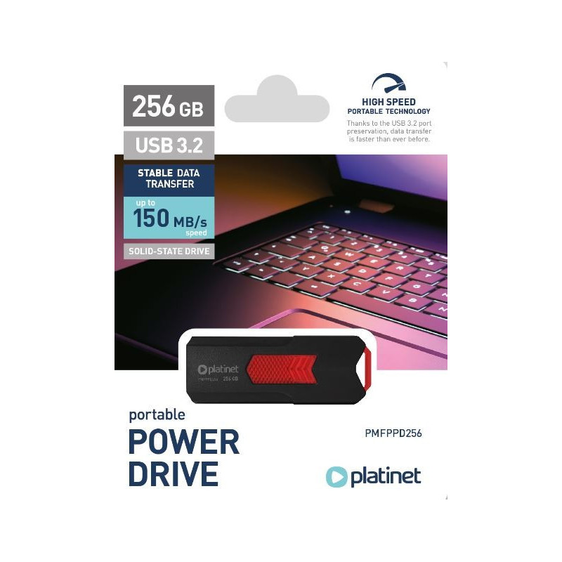 Atmintinė Platinet Power Drive 256GB USB 3.2