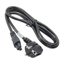 Power cable for laptop Akyga AK-NB-01A Clover CCA CEE 7 / 7 / IEC C5 1.5m