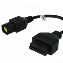 Adapter / diagnostic connector 6pin to 16pin OBD2 for Husqvarna etc.