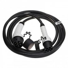 5m charging cable for wallbox and charging station type 2 to type 2, 3-phase, 32A, 22kW