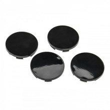 4x hub caps for cars etc. 51mm, universal, black