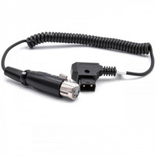 Spiral cable adapter D-Tap to XLR 4Pin