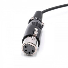 Spiral cable adapter D-Tap to XLR 4Pin