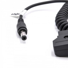 Spiral adapter cable from Anton Bauer D-Tap (M) to LED power supply