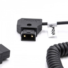 Spiral adapter cable from Anton Bauer D-Tap (M) to D-Tap (M)