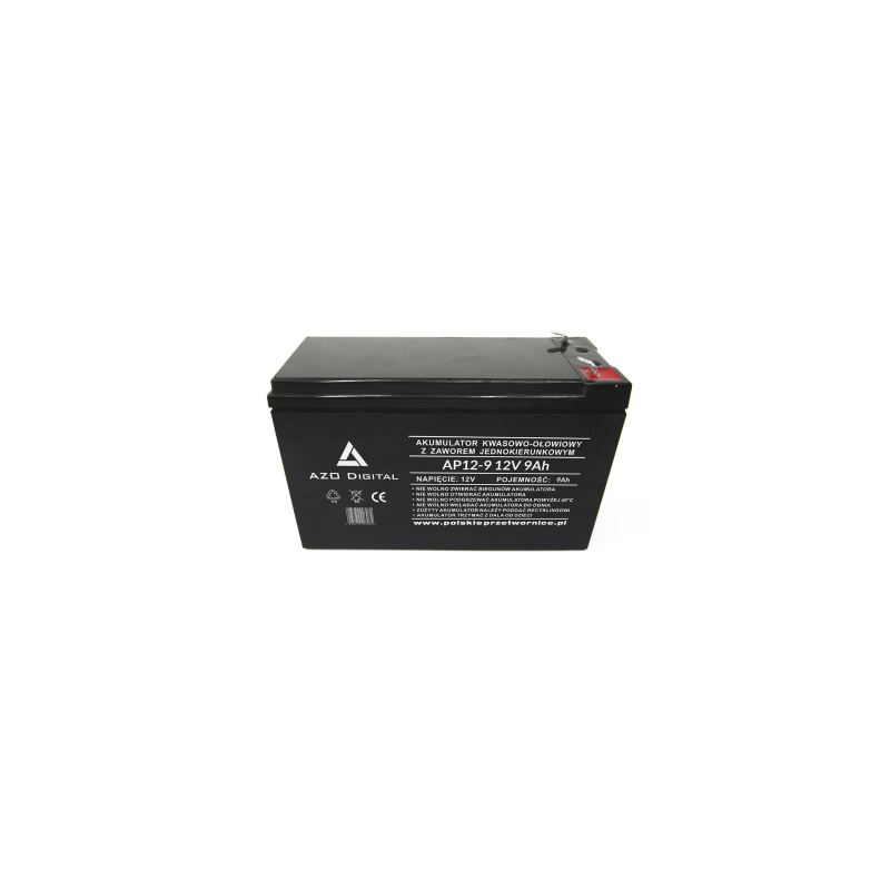 Maintenance-free VRLA AGM battery AP12-9 12v 9ah