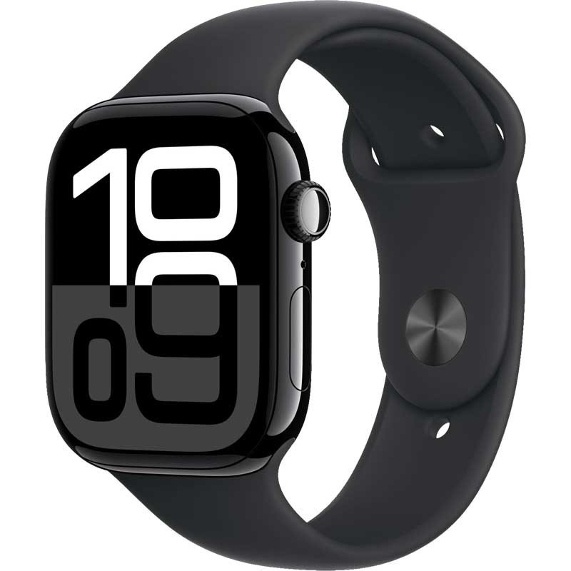 Išmanusis laikrodis Apple Watch 10 Alu Case 46mm Jet Black Sports Band Black M / L EU