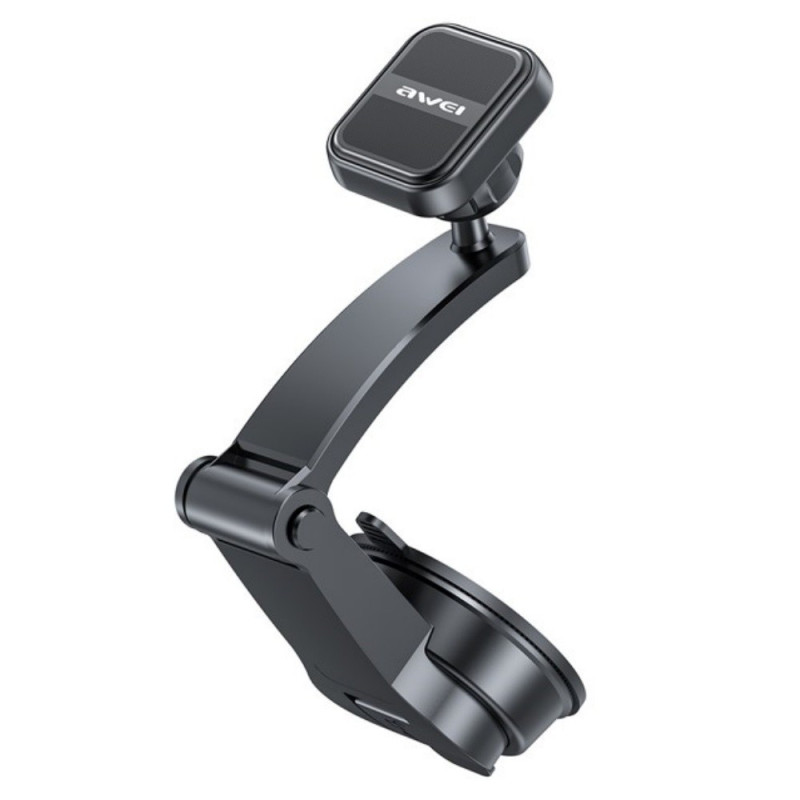 Car phone holder Awei X54 Magnetic (dashboard / windshield) black