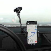 Borofone BH54 car phone holder is attached to the window