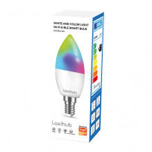 Išmanioji LED lemputė Laxihub LAE14S (2 pakuotės) WiFi Bluetooth Tuya
