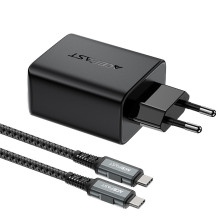 Įkroviklis Acefast A17 65W GaN Multi-function HUB Type-C / USB-A / HDMI juodas