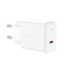 Įkroviklis Acefast A21 30W GaN USB-C baltas