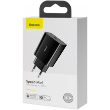 Įkroviklis Baseus Speed Mini Quick Charger 1C 20W juodas CCFS-SN01