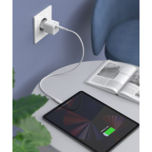 Įkroviklis Choetech PD5010 USB-C PD20W baltas