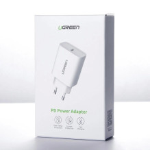 Įkroviklis Ugreen CD137 USB-C 20W 3A baltas