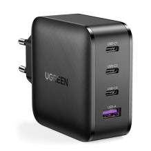 Įkroviklis Ugreen CD224 GaN 3xUSB-C / USB-A 65W juodas