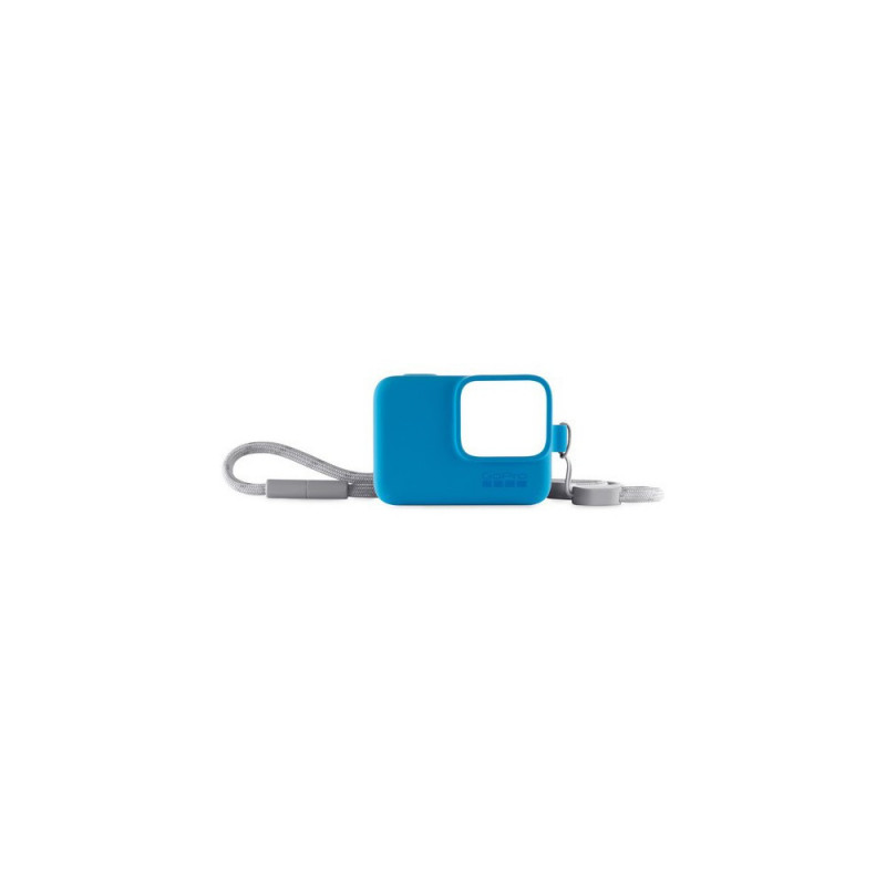Silikonis dėklas - GoPro Sleeve & Lanyard (Blue)