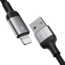 USB kabelis Joyroom S-UL012A10 USB to Lightning 2.4A 1.2m juodas